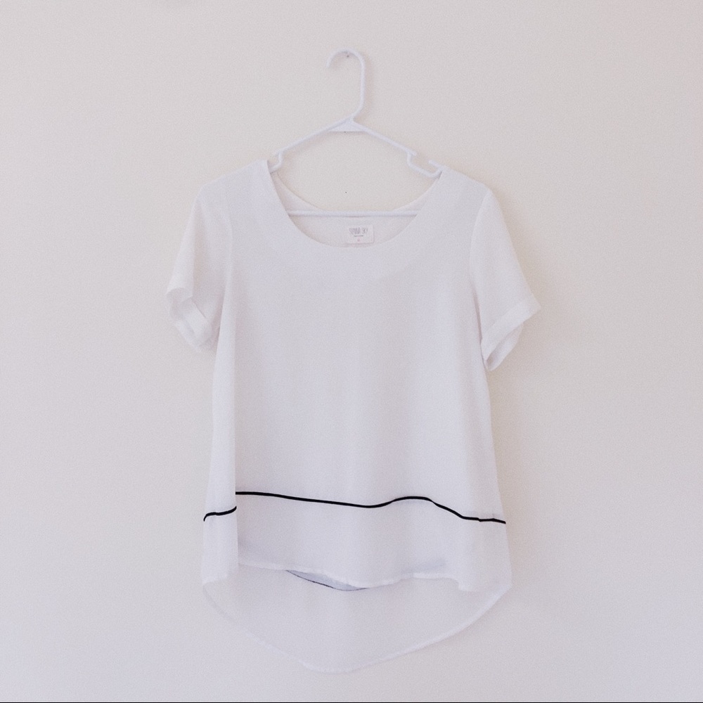 Minimalist White Top